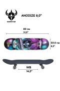 Скейт DARKSTAR ANODIZE 8,0" (фиолетовый)