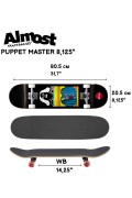 Скейт ALMOST PUPPET MASTER 8,125" (черный)