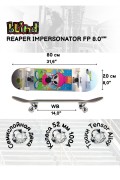Скейт Blind REAPER IMPERSONATOR FP 8,0 (серебро)