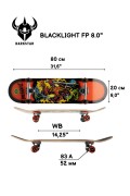 Скейт Darkstar BLACKLIGHT FP 8,0 (оранжевый)