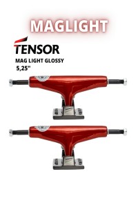 Траки для скейтборда Tensor MAG LIGHT GLOSSY 5,25 (красный)
