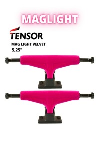 Траки для скейтборда Tensor MAG LIGHT VELVET 5,25 (малиновый)